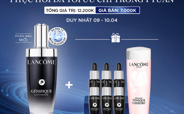 GENIFIQUE ULTIMATE - SERUM PHỤC HỒI DA TỐI ƯU CHỈ TRONG 1 TUẦN 50ML