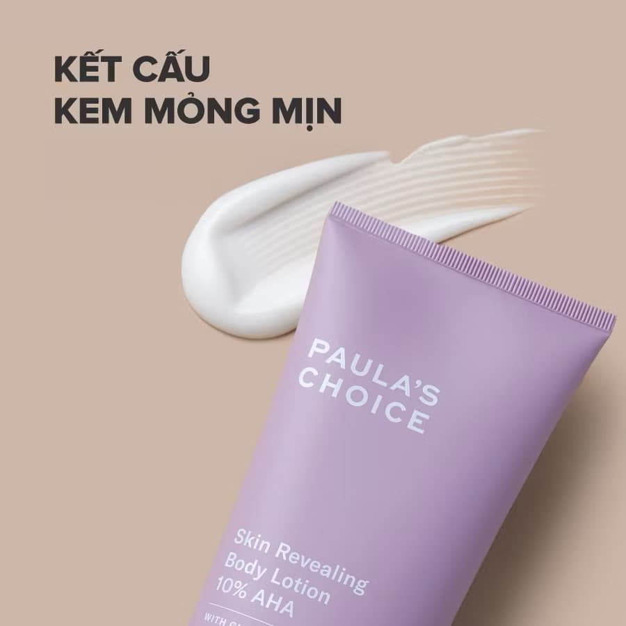 ￼Kem dưỡng thể làm sáng da và làm đều màu da Paula's Choice Skin Revealing Body Lotion 10% AHA 210ml 5900