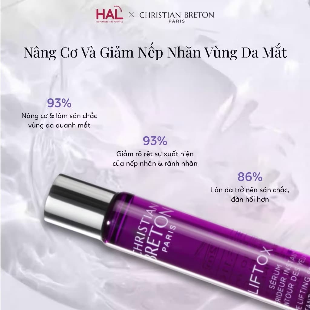 ￼[KOL LIVE] Tinh Chất Nâng Cơ Vùng Mắt Christian Breton Liftox 10ml | HAL de Beaute