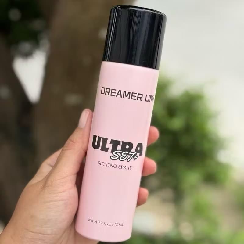 ￼Xịt khoá nền DREAMER UMI ULTRA SET+ Setting Spray 120ML 