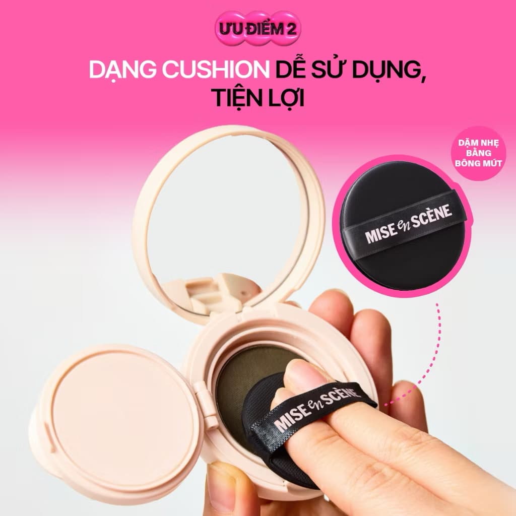 ￼Che khuyết điểm cho tóc dạng phấn dẻo MISE en SCÈNE HELLO JELLY PANGPANG, che phủ phần chân tóc thưa, tóc bị hói 