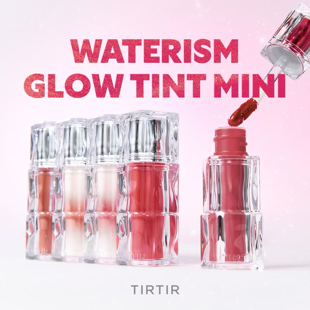 ￼[TIRTIR] Son nước bóng tint bền màu Glow Tint Waterism 1.8g / 30 màu (Mini ver.) / Waterism Tinted Lip Gloss 30 Colors 