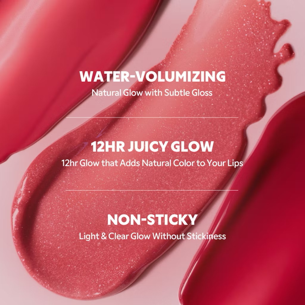 ￼[TIRTIR] Son nước bóng tint bền màu Glow Tint Waterism 1.8g / 30 màu (Mini ver.) / Waterism Tinted Lip Gloss 30 Colors 