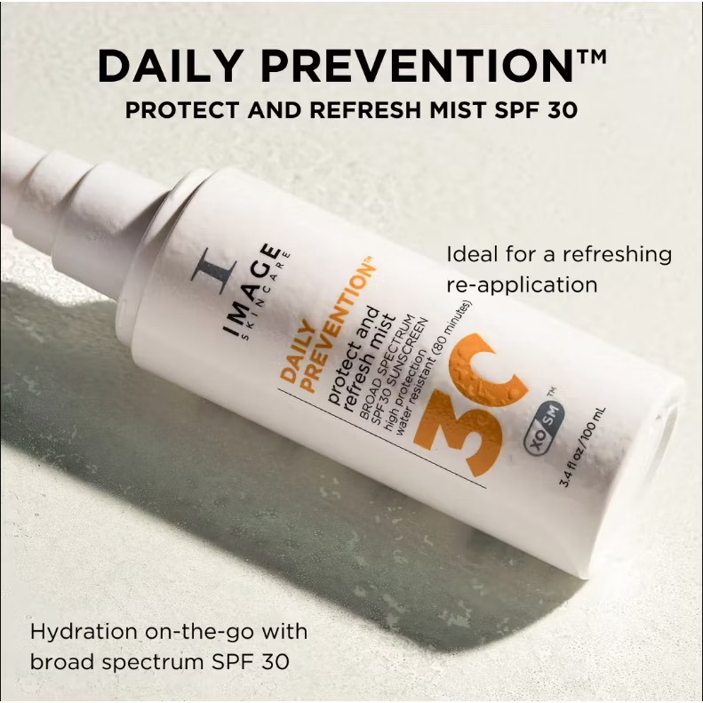 ￼Xịt chống nắng, chống oxy hóa da IMAGE Skincare Daily Prevention Protect and Refresh Mist SPF30 