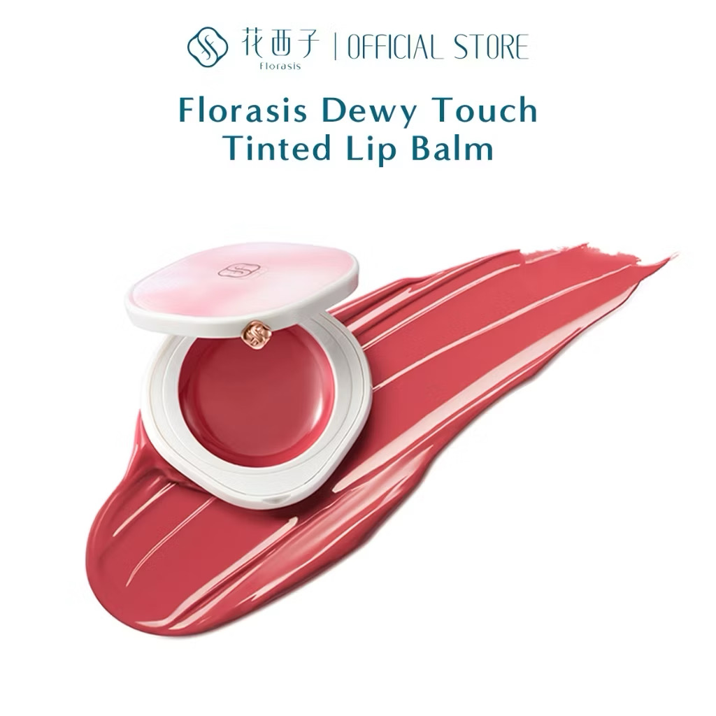 ￼Son dưỡng môi màu Florasis Dewy Touch 